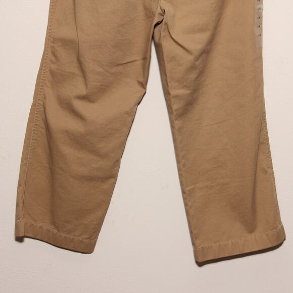 NEW J.Crew Factory Cotton Favorite Fit Cropped Khaki Pants Size 10 Straight Leg - Picture 6 of 8